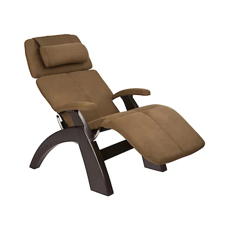 Silhouette Power Zero-Gravity Recliner with Dark Walnut Base